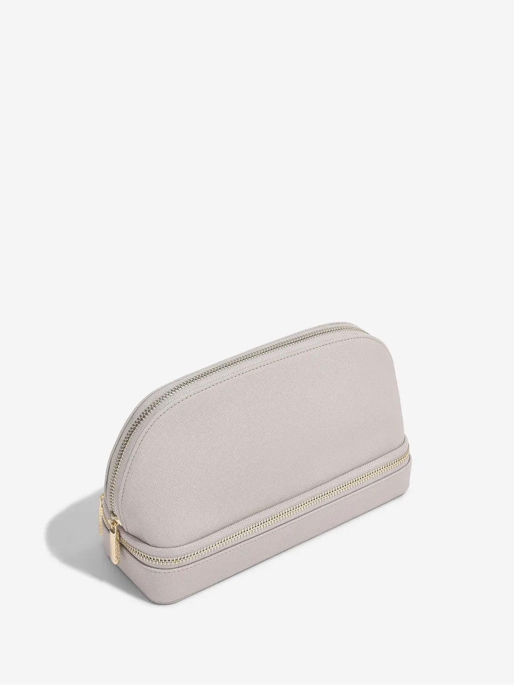 Stackers Taupe Cosmetic Bag